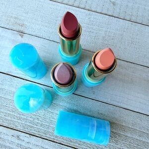 💙 Tarte Color Splash Lipstick Trio – Pink Lemonade, Cruisin’, Scuba Dive 💙